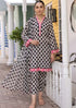 3 Piece Digital Printed Unstitched Lawn Suit With Digital Printed Monar Dupatta